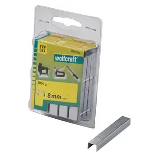 WOLFCRAFT 7017000 Breitrückenklammern, Typ 53, 3000 Stück