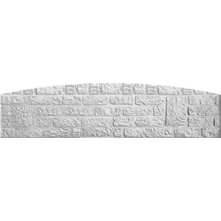 ORIGI WALLS Beton Sichtschutz Natural ROMISCHE BAND BOGEN einseitig