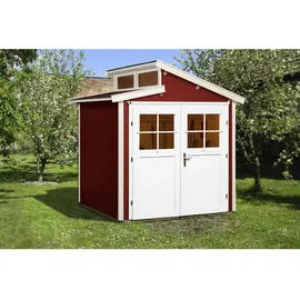 Weka Gartenhaus 226 Gr.1 2,05 x 2,09 m rot