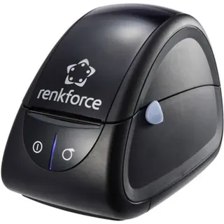Renkforce RF-TLP-01 Etiketten-Drucker Thermodirekt 203 x 203 dpi Etikettenbreite (max.): 62 mm USB, RS-232 (RF-5469248)