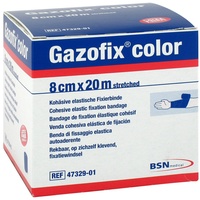 BSN Medical Gazofix color Fixierbinde kohäsiv 8 cmx20 m blau 20m x 8cm