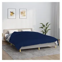 vidaXL Gewichtsdecke Blau 200x225 cm 9 kg Stoff