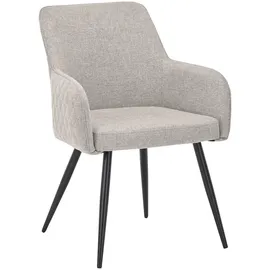 Set One by Musterring Armlehnstuhl Schwarz, Beige, Rundrohr, 61x85x64 cm, (2341003102)