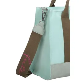 Fritzi aus Preußen Tote Bag Baumwolle Lime/Türkis