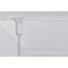 K-HOME Doppelplissee Prato 60 x 130 cm weiß