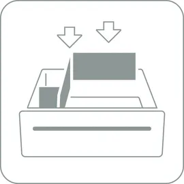 Gedore Werkzeugtruhe 3 Schubladen Stahl blau