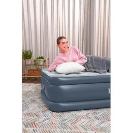 BESTWAY Luftbett mit integrierter Elektropumpe Single XL/Hi 191 x 97 x 51 cm Blau