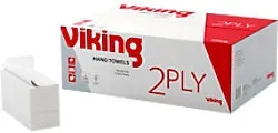 Viking Falthandtücher Z-falz Weiß 2-lagig 21 x 24 cm 3750 Blatt