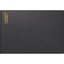 Baier & Schneider rido/idé 7017502907 Taschenkalender Mod. Septimus 2027 A6 quer, Kunststoff, schwarz