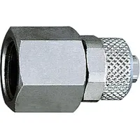 Riegler Gerade Aufschraubverschraubung, G 1/4 i., für Schlauch 8/6