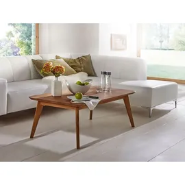 G + K Couchtisch - Braun - Wildeichenholz massiv geölt