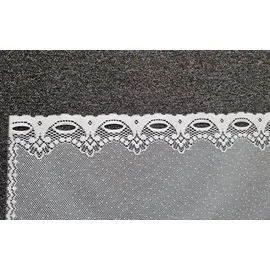 Stickereien Plauen Scheibengardine STICKEREIEN PLAUEN "Häuschen" Gr. 6, weiß, B:200cm H:50cm, Polyester, Gardinen
