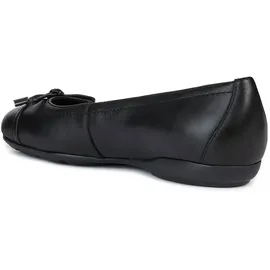 GEOX Annytah D Geschlossene Ballerinas, Schwarz, 41 EU