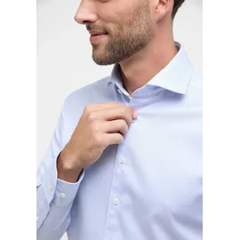 Eterna Langarmhemd Modern Fit Blau 45