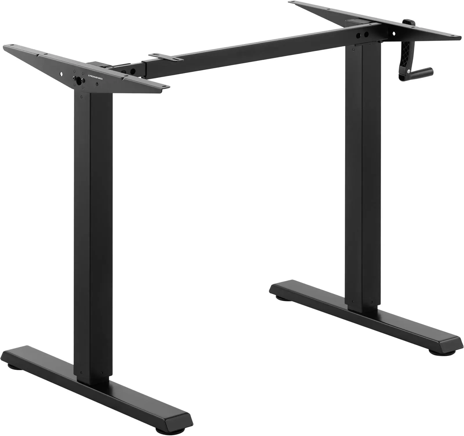 Fromm & Starck Höhenverstellbares Schreibtischgestell STAR_DESK_24 - manuell - 70 kg - schwarz