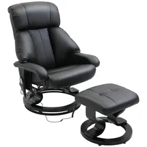 Homcom Massagesessel mit Fußhocker Relaxsessel Elektrischer Fernsehsessel