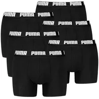 Puma Boxershort 6er Pack in Schwarz/Weiß | Gr.: XL