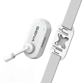 Sena BiKom 20 ultraleichter Mesh Fahrrad-Kommunikator Weiss - Doppelpack)