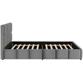 Tectake Shirley 140 x 200 cm Grau