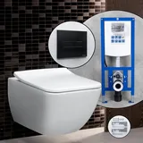 Villeroy & Boch Venticello Komplett-SET Wand-WC mit WC-Sitz Weiß