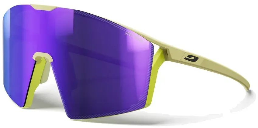 Julbo Edge (J5621151) - Sonnenbrille (Helles Kastanienbraun Matt / Neongelb)