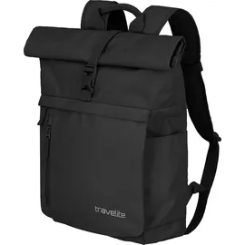 Travelite Basics Rollup Rucksack Schwarz Herren