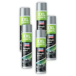 5x 600ml LIQUI MOLY 1610 Pflegemittel Cockpitglanz Innenraum Cockpit