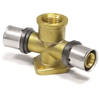 Stabilo-sanitär Pipetec Pressfitting Wandwinkel 20x2 mm 1/2 Zoll IG