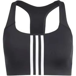 adidas Powerimpact Medium-Support 3-Streifen Sport-BH Damen IQ3369 - black XL A-B