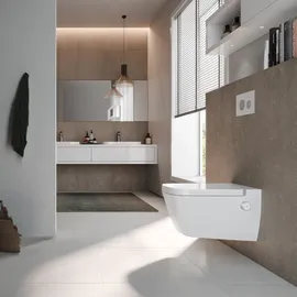 TECE One Paket Wand-Dusch-WC Duschfunktion WC-Sitz 2-Mengen-Betätigungsplatte