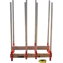 Nestlé Sägebock Aluminium/Holz 820x203x465 mm mehrfarbig