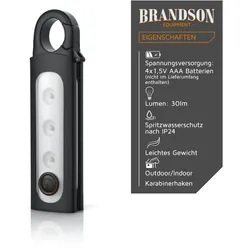 Brandson Batteriebetriebene LED Campinglaterne Multifunktions Lampe mit Haken zum Aufhängen