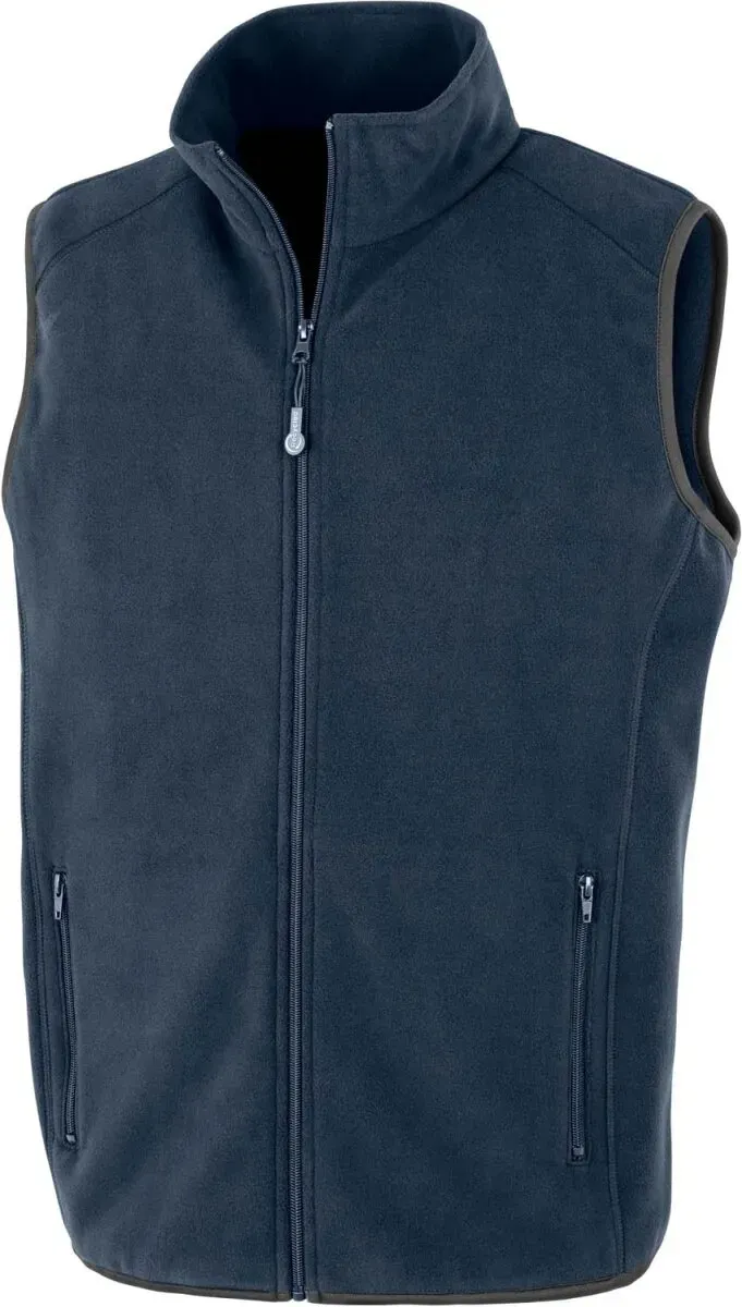 Result Genuine Recycled Herren Fleece Gilet Bodywarmer R904X navy XS