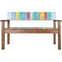 VidaXL Sitzbank 115 cm Altholz Massiv