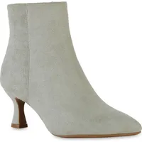 VAN HILL Damen Klassische Stiefeletten Stiletto Spitze Basic Schuhe