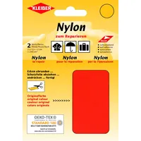 Kleiber + Co.GmbH 43052 Nylon-Flicken 100% Polyamid, neonorange, 10 x 12 cm, 2 Stück, Orange