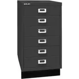 BISLEY MultiDrawer Schubladenschrank 34,9 x 43,2 x 67 schwarz