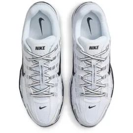 Nike P-6000 Herren White/Black/Metallic Silver/Black 43
