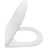 Aloni WC Sitz Absenkautomatik Softclose Dünn Toilettensitz Deckel Easy-Click Weiß