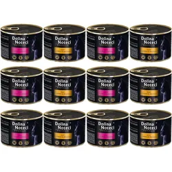DOLINA NOTECI Premium Nasses Katzenfutter MIX 12x185g