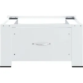 vidaXL Waschmaschinen-Untergestell mit Schublade Weiß - Weiß