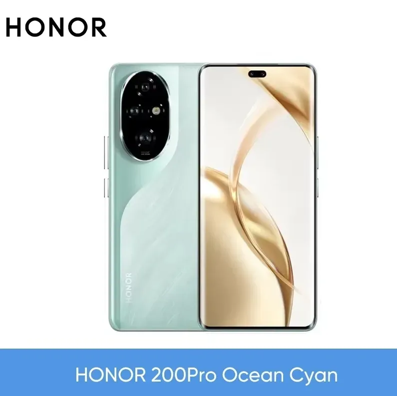 2024 Neues Honor 200 Pro Smartphone 5G Snapdragon 8 Gen 3 6,78 Zoll 120 Hz Bildschirm 5200 mAh Akku