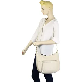 COLLEZIONE ALESSANDRO Summer Schultertasche Leder Beige