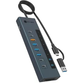 Icy Box IB-HUB1742CR-C2PD 11-in-1 HUB mit PD & Cardreader