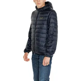 EA7 Gewebte Daunenjacke - Schwarz - XL