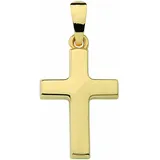 Kettenanhänger ADELIA ́S "Kreuzanhänger 333 Gold ( 8K )", gold, Schmuckanhänger, Damen, Gold, Kettenanhänger, Goldanhänger Kreuz