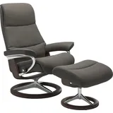 Stressless Stressless® Relaxsessel »View« mit Signature Base, Größe S,Gestell Wenge grau