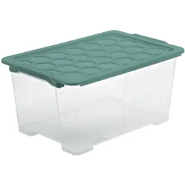 Rotho Aufbewahrungsbox Evo Safe 59 x 39,5 x 28 cm 1-tlg. grün