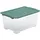 Rotho Aufbewahrungsbox Evo Safe 59 x 39,5 x 28 cm 1-tlg. grün