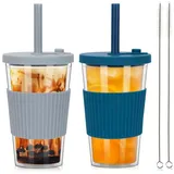 luxuskollektion Bubble Tea Becher 500ml 2er Set